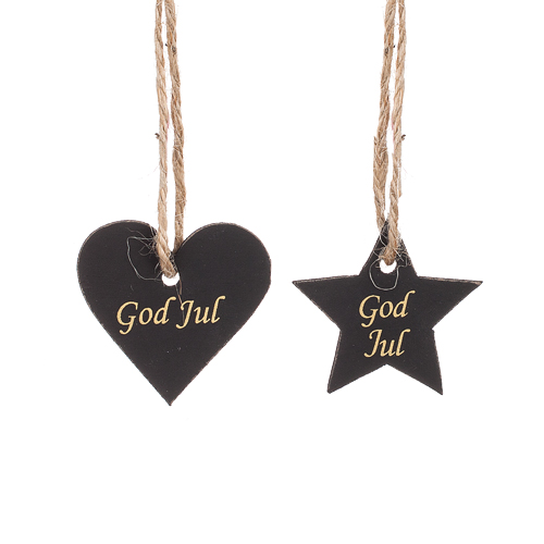 Presentlapp God Jul Svart/Guld - Bild 2