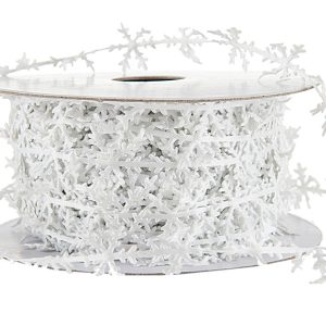 Band Snöflinga Vit