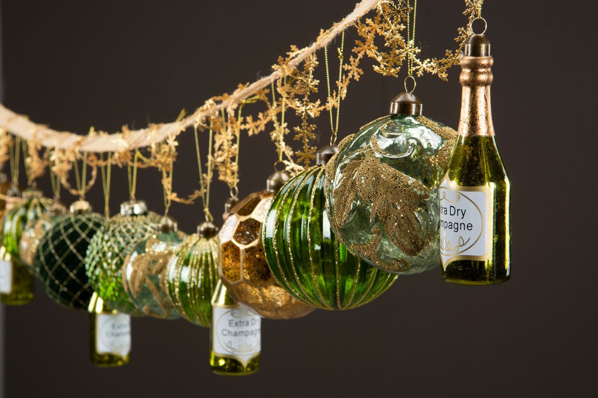 Champagneflaska Glas - Bild 3