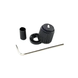 LokNob Small Plastic - Black