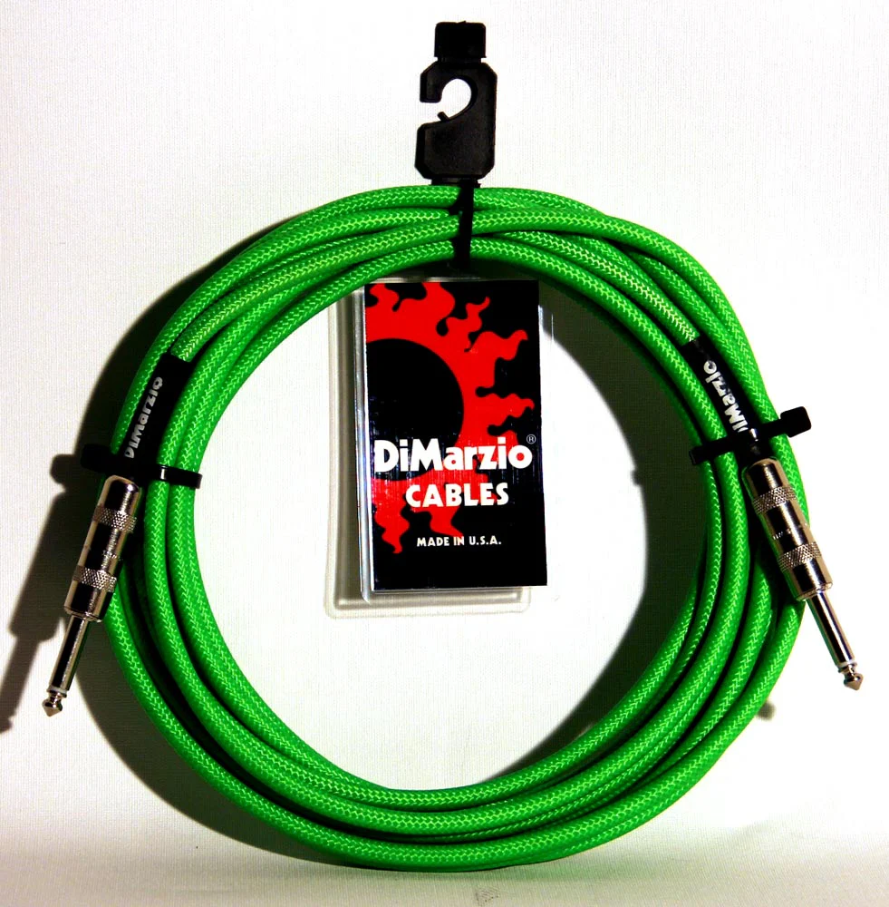 Instrumentkabel Braided 3 m. Neon Green - Bild 2