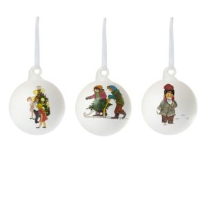 Barnen i Bullerbyn Julkulor 3-Pack