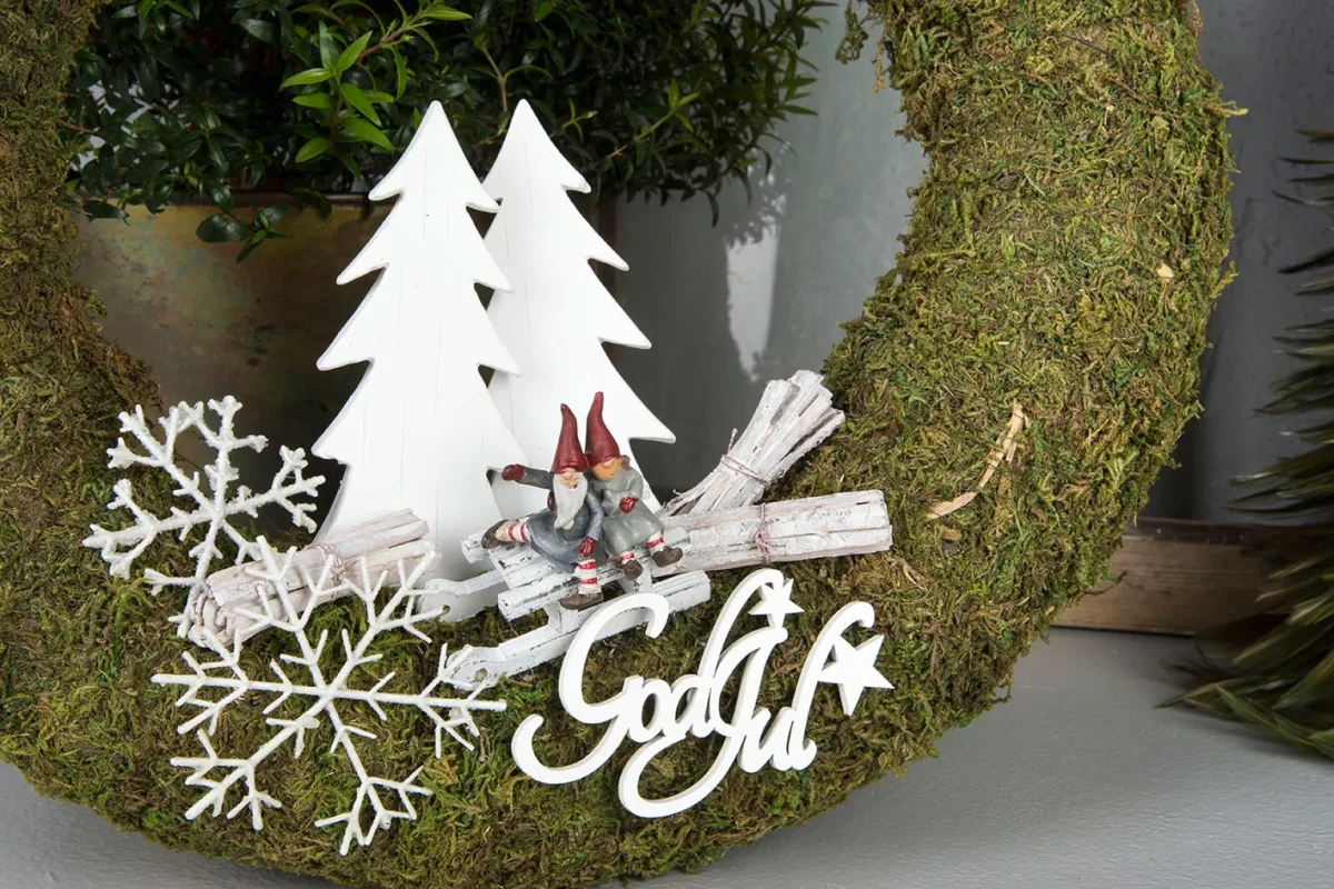 God Jul Stick Stjärna Vit - Bild 4