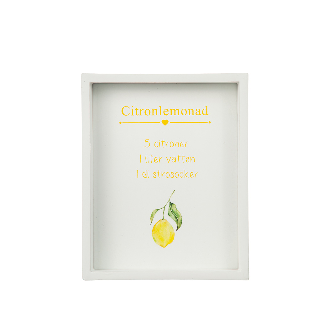 Trätavla Jordgubbe/Citron - Bild 5