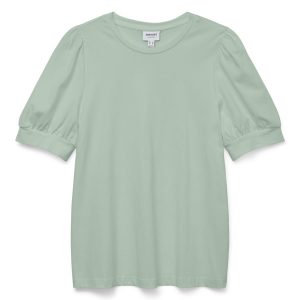 AWKERRY 2/4 O-NECK TOP Slit Green