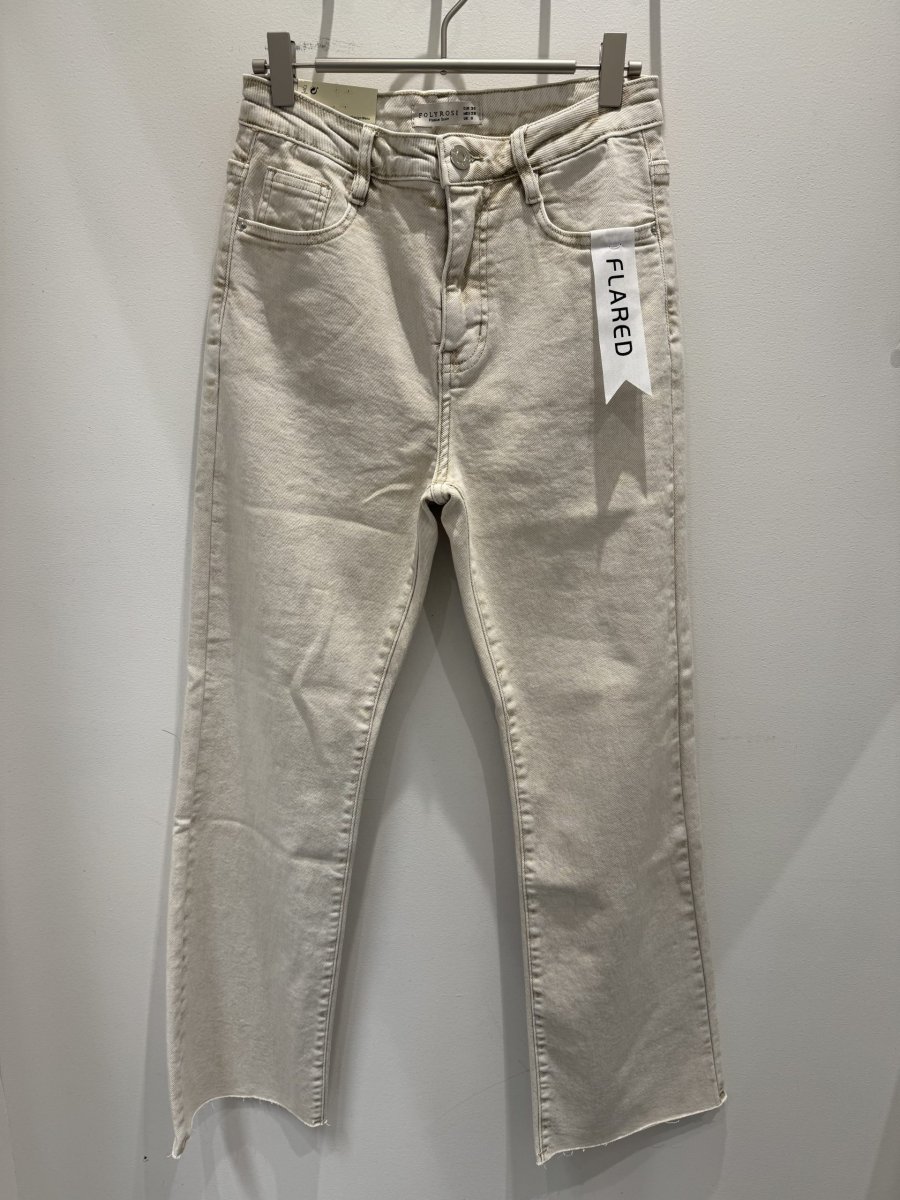 COSY HOUSE JEANS LISA FLARED Cold Wash Beige