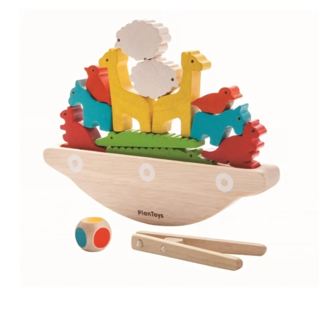Balansbåten – Balanseringsspel i Trä | PlanToys