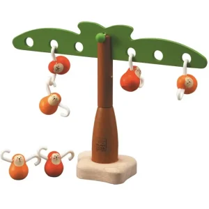 Balanserande Apor i Träd – Ekoleksak | PlanToys