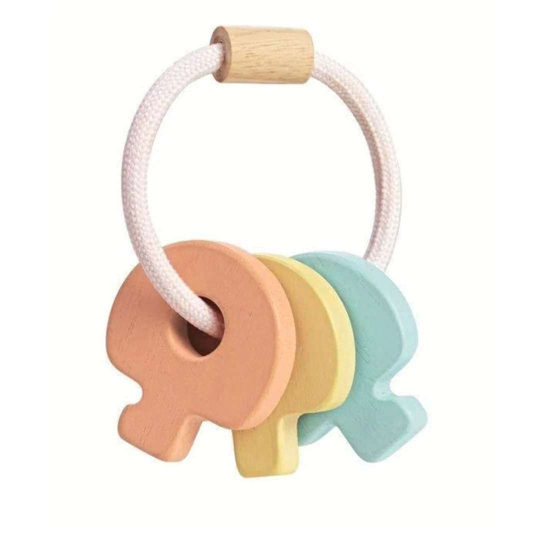Mina första nycklar – Babyleksak i trä | PlanToys
