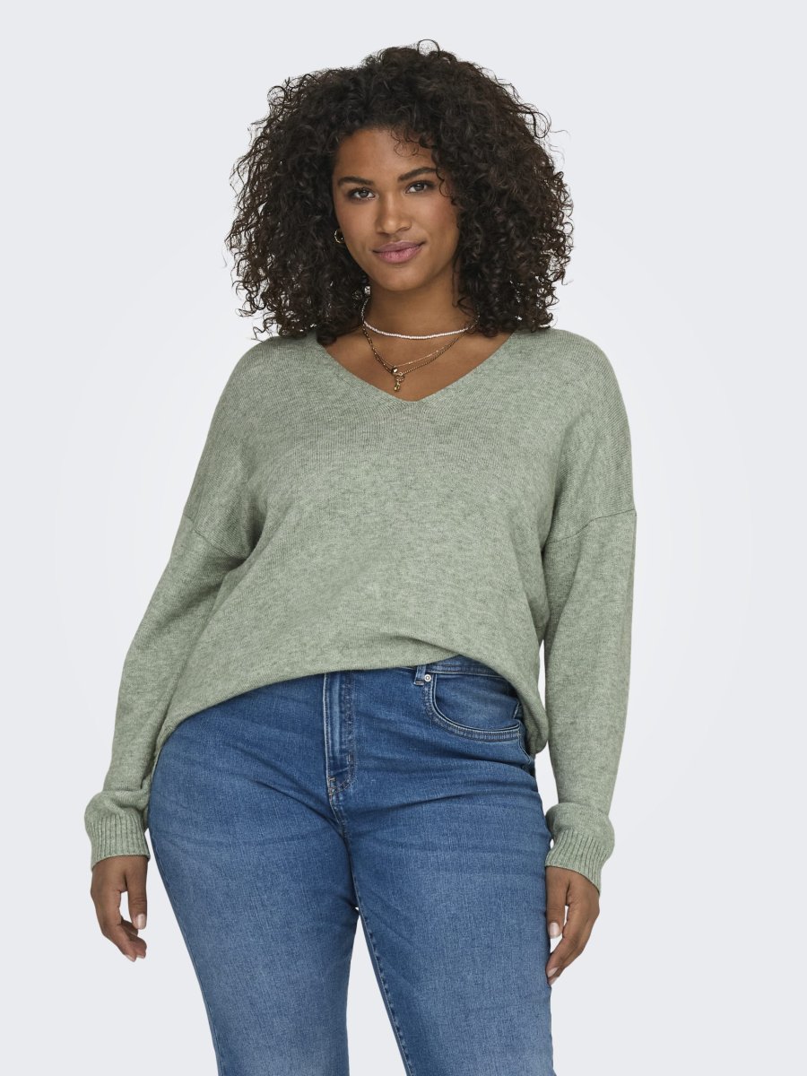 CARMARGARETA LS PULLOVER Basil - Bild 5