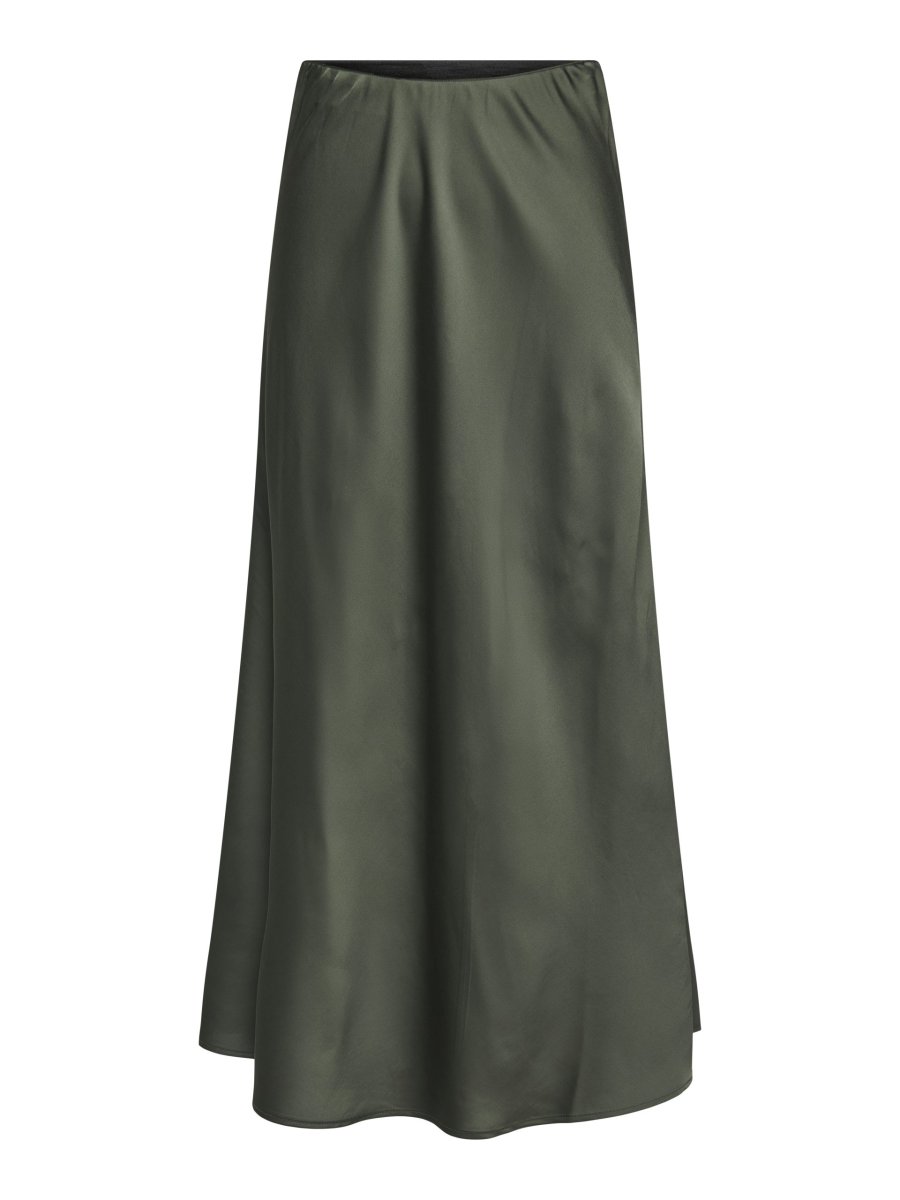 ONLMIKA VIS SATIN LONG SKIRT Kambaba - Bild 2