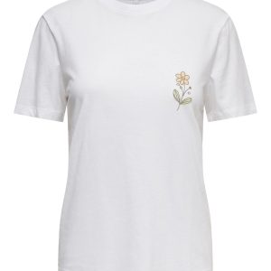 ONLLUCY MONJA S/S TOP Bright White Blossom