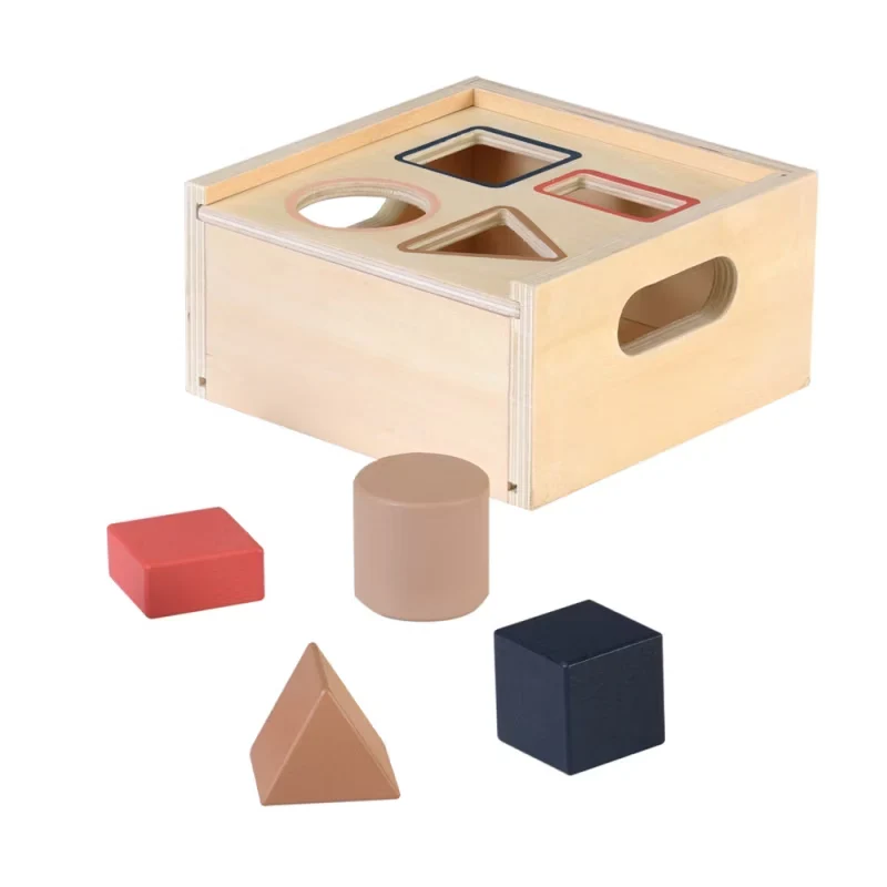 Träkub med Klossar – Formlek | Egmont Toys - Bild 2