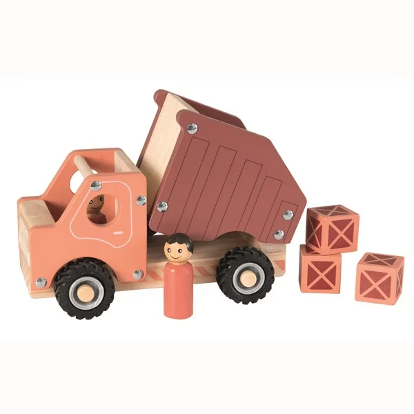 Trälastbil med Klossar – Hållbar Lek | Egmont Toys - Bild 2