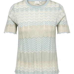 CARALVIRA LIFE SS GLITTER O-NECK