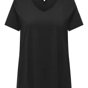 CARBONNIE LIFE S/S A-SHAPE TEE Black