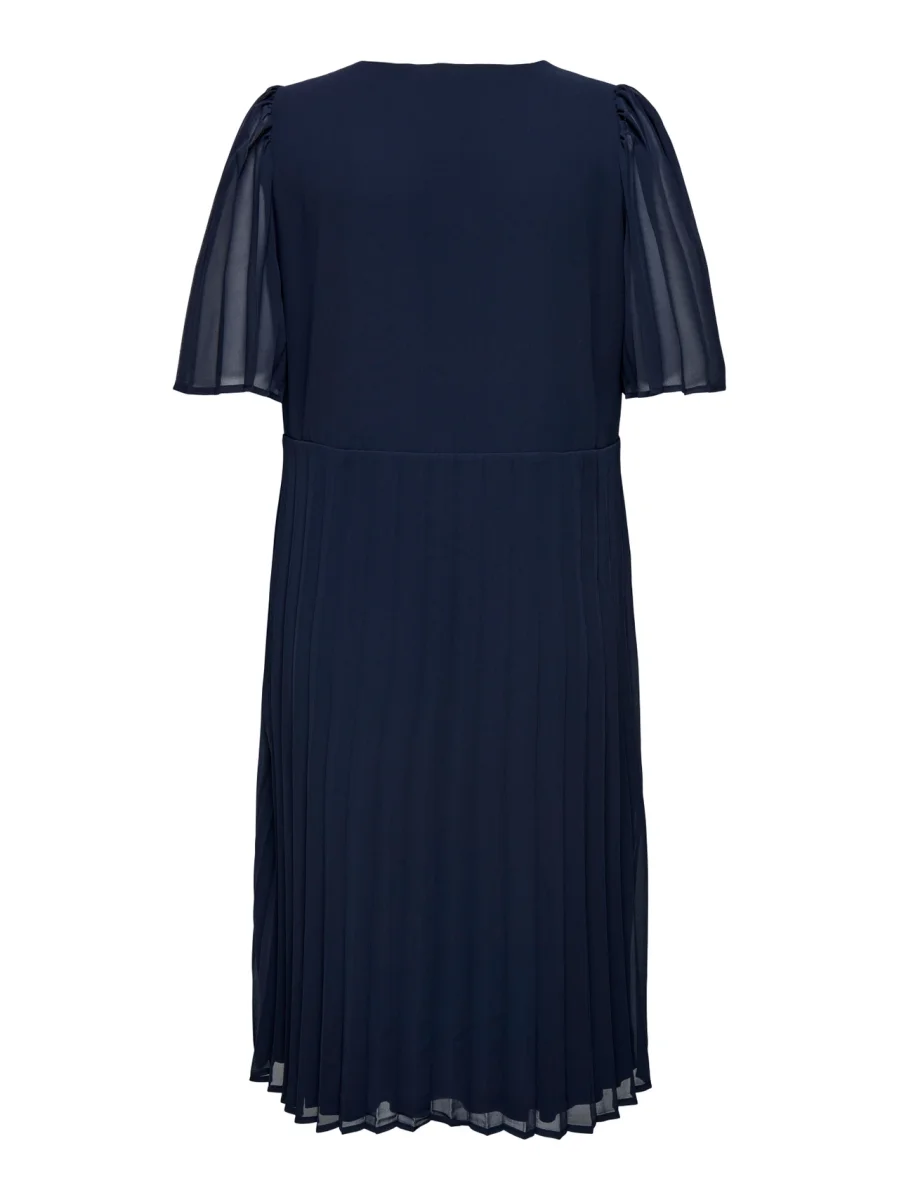 CARCELIN 2/4 CALF PLISSE DRESS Night Sky - Bild 3