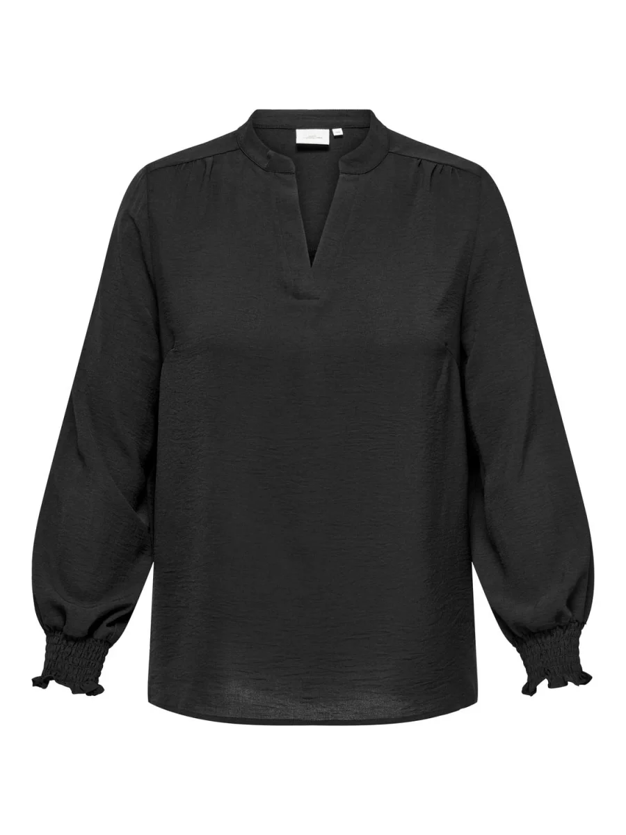 CARMETTA LIFE V-NECK TOP Black - Bild 2