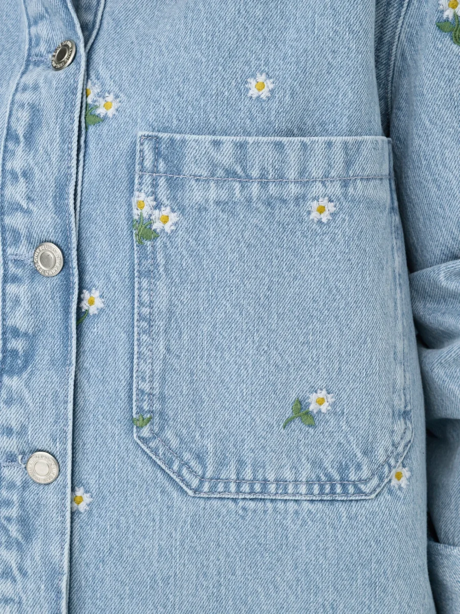 ONLCASSIE DENIM SHIRT Light Blue Denim - Bild 7