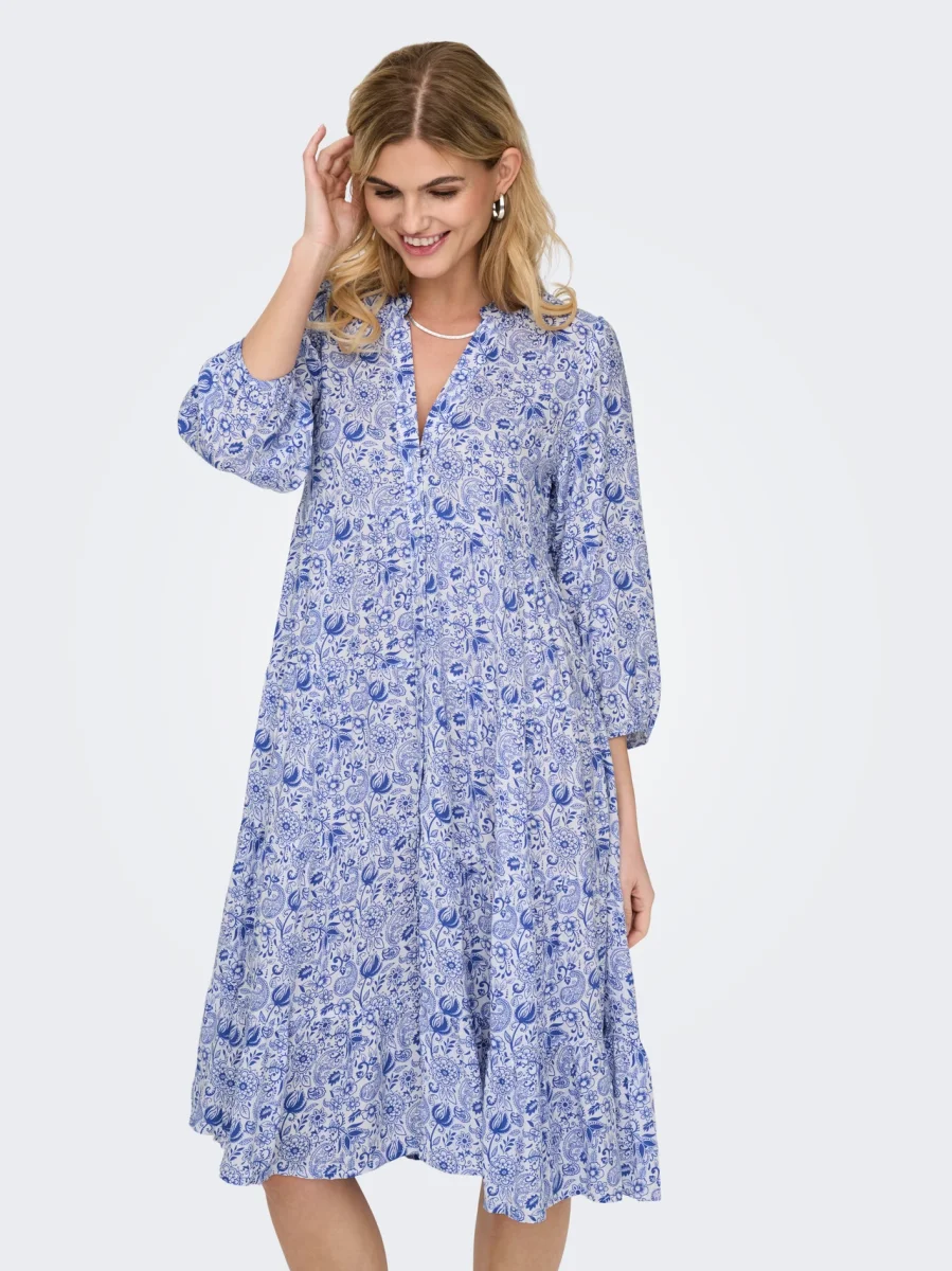 ONLMILANA 7/8 DRESS Campanula Lina Flower - Bild 6