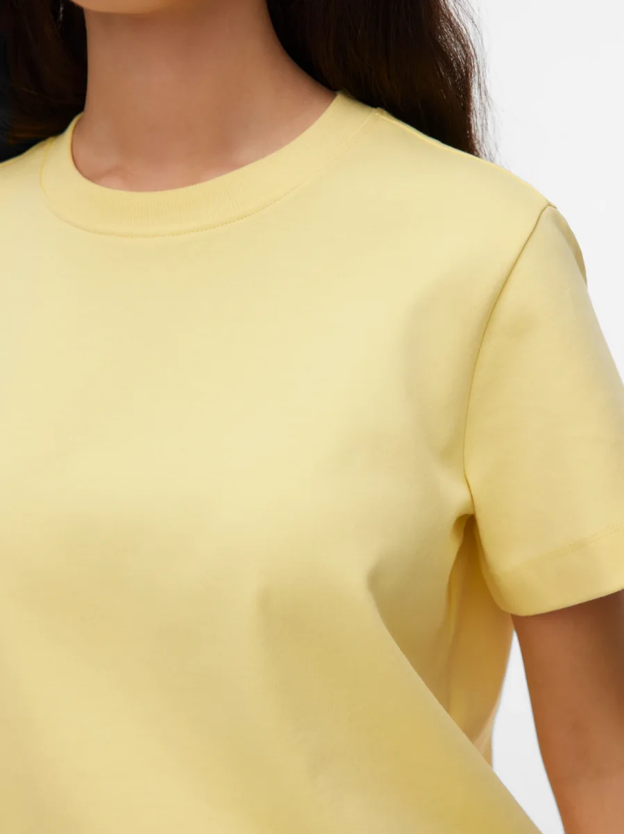 AWNAIMA SS O-NECK T-SHIRT Lemon Meringue - Bild 5