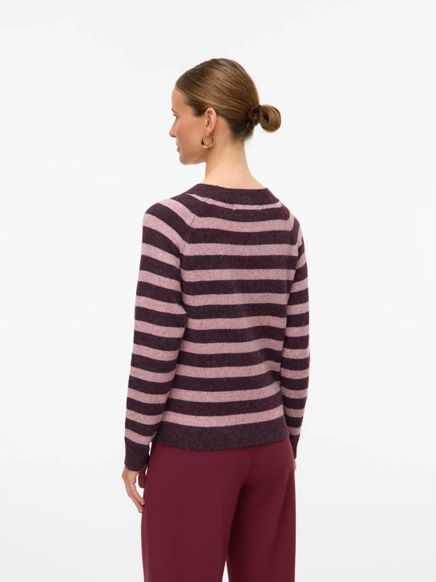 VMDOFFY LS O-NECK BLOUSE Winetasting/Rose Brown - Bild 6