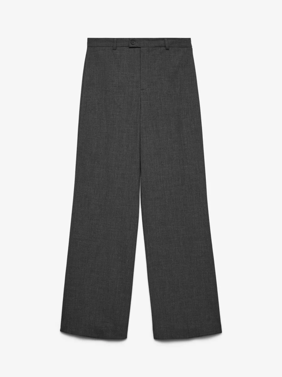 VMTEXAS MW STRAIGHT PANT Dark Grey Melange