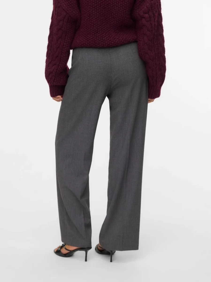 VMTEXAS MW STRAIGHT PANT Dark Grey Melange - Bild 6